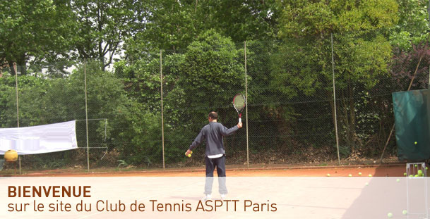 Club de tennis ASPTT Paris, terre battue � Pantin (93 ), Paris Est, Ecole de tennis, M�tro Fort d'aubervilliers
